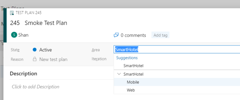 Change the AreaPath & IterationPath of an TestPlan – AzureDevOps Guide