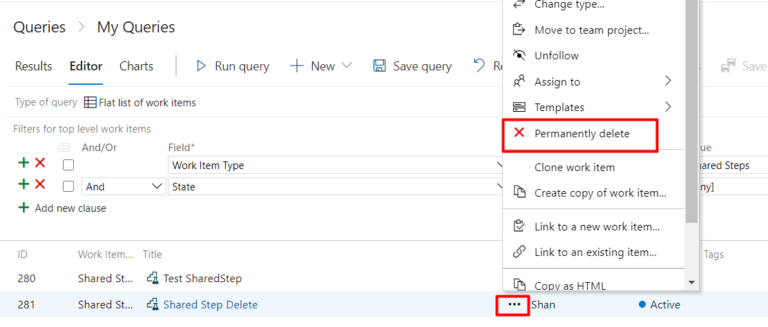 Deleting a Shared Step in Azure DevOps – AzureDevOps Guide