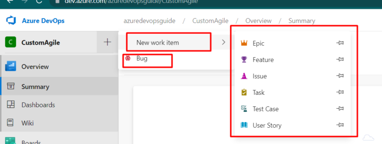 Creating a Work Item in Azure Boards – AzureDevOps Guide