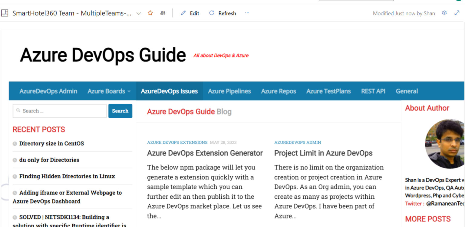 Adding HTML or Webpages to Azure DevOps Dashboards – AzureDevOps Guide