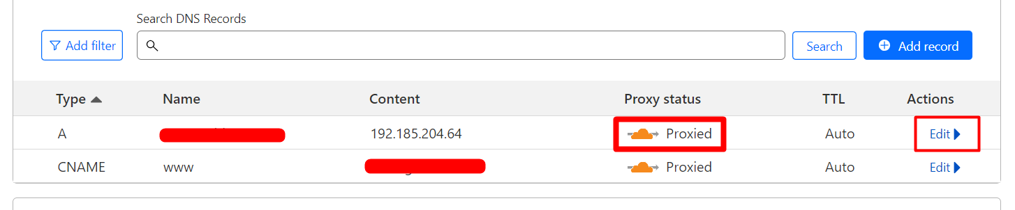 CloudFlare Proxy