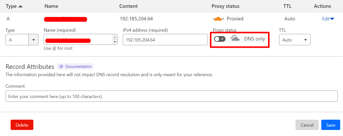 CloudFlare Proxy